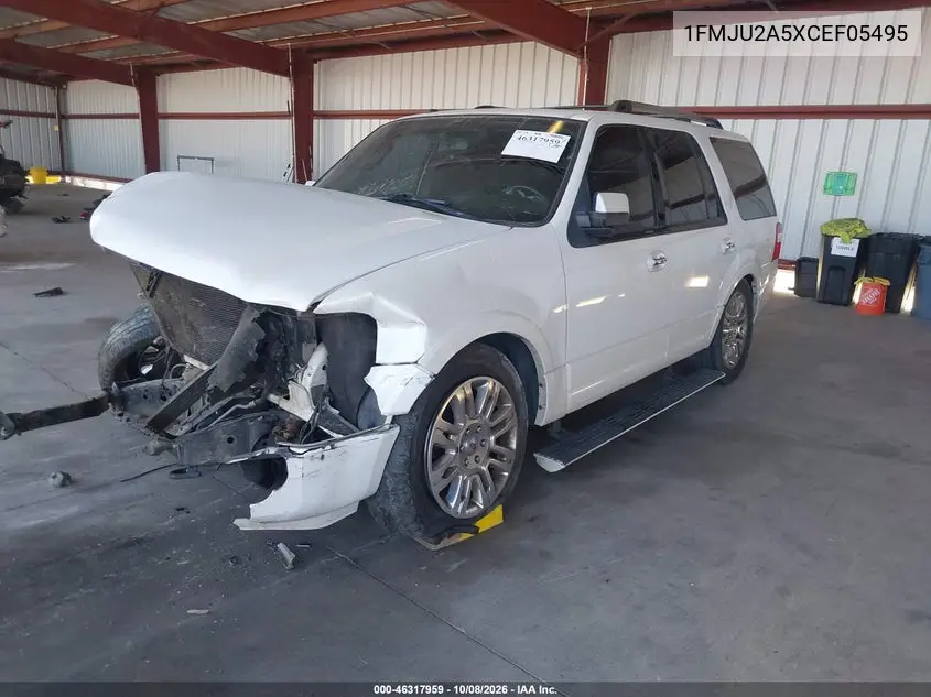 2012 FORD EXPEDITION VIN 1FMJU2A5XCEF05495 — фото 2
