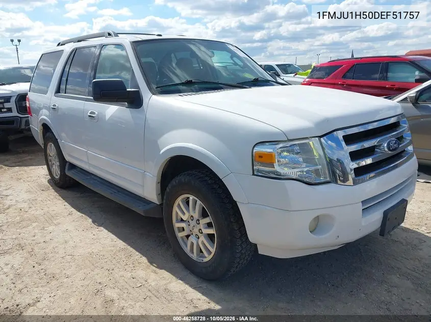 FORD EXPEDITION 2013, VIN 1FMJU1H50DEF51757
