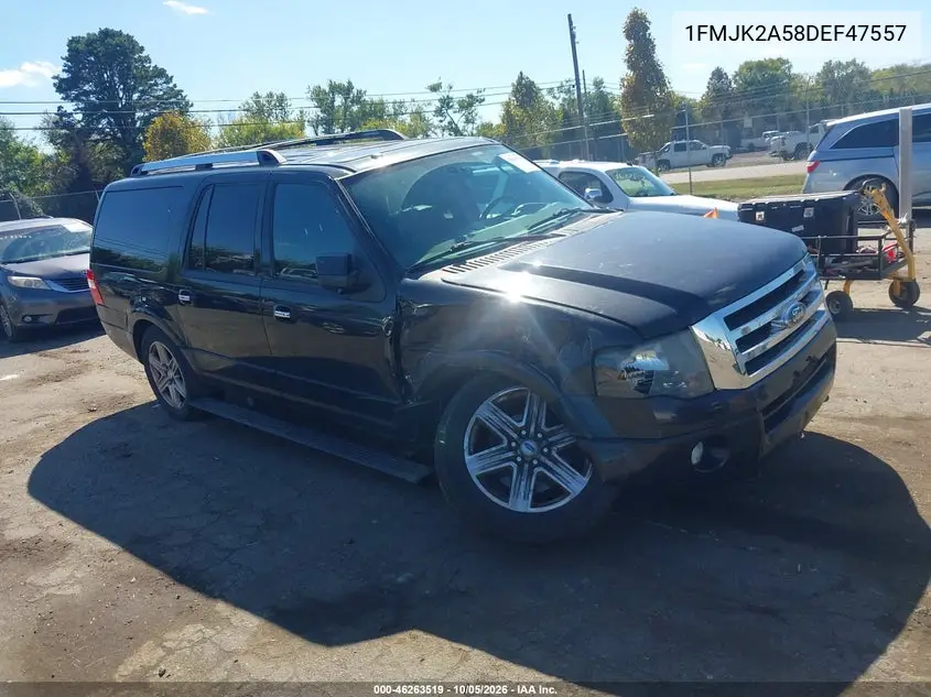 FORD EXPEDITION 2013, VIN 1FMJK2A58DEF47557