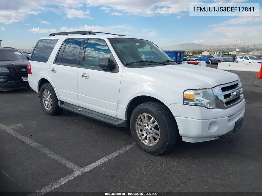 FORD EXPEDITION 2013, VIN 1FMJU1J53DEF17841