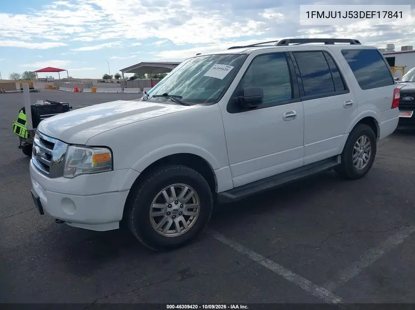 2013 FORD EXPEDITION VIN 1FMJU1J53DEF17841 — фото 2