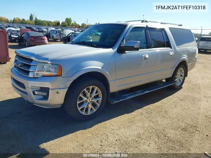 2015 FORD EXPEDITION VIN 1FMJK2AT1FEF10318 — фото 2