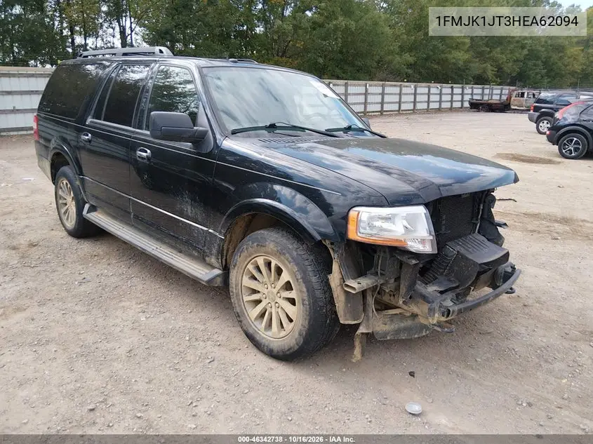 FORD EXPEDITION 2017, VIN 1FMJK1JT3HEA62094