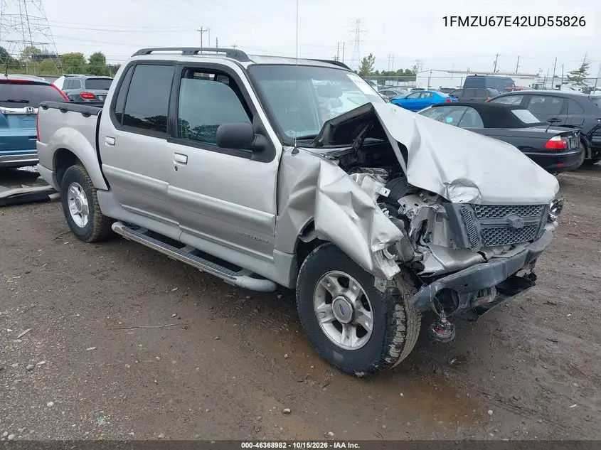 FORD EXPLORER SPORT TRAC 2002, VIN 1FMZU67E42UD55826
