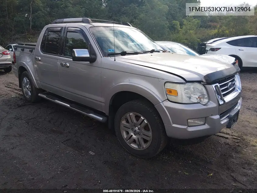 FORD EXPLORER SPORT TRAC 2007, VIN 1FMEU53KX7UA12904