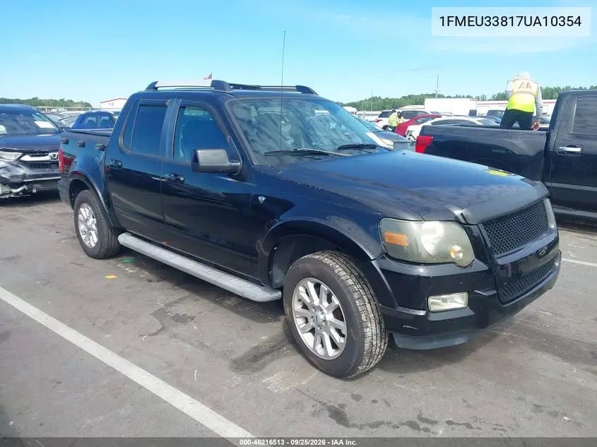 FORD EXPLORER SPORT TRAC 2007, VIN 1FMEU33817UA10354
