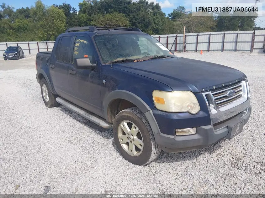 FORD EXPLORER SPORT TRAC 2007, VIN 1FMEU31887UA06644
