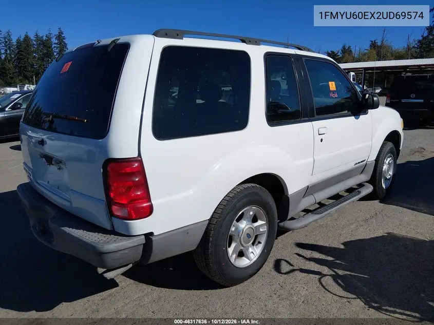 2002 FORD EXPLORER VIN 1FMYU60EX2UD69574 — фото 4