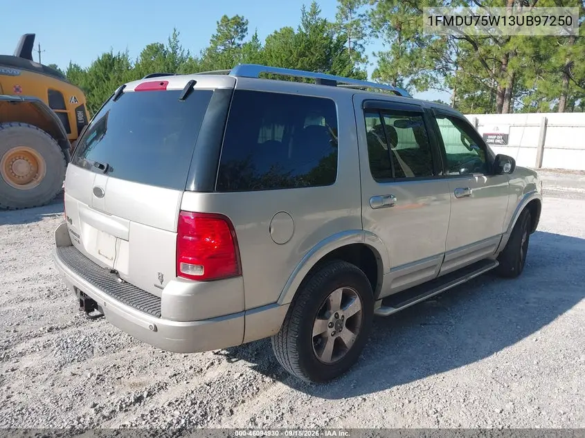 2003 FORD EXPLORER VIN 1FMDU75W13UB97250 — фото 4