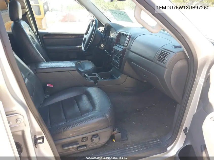 2003 FORD EXPLORER VIN 1FMDU75W13UB97250 — фото 5