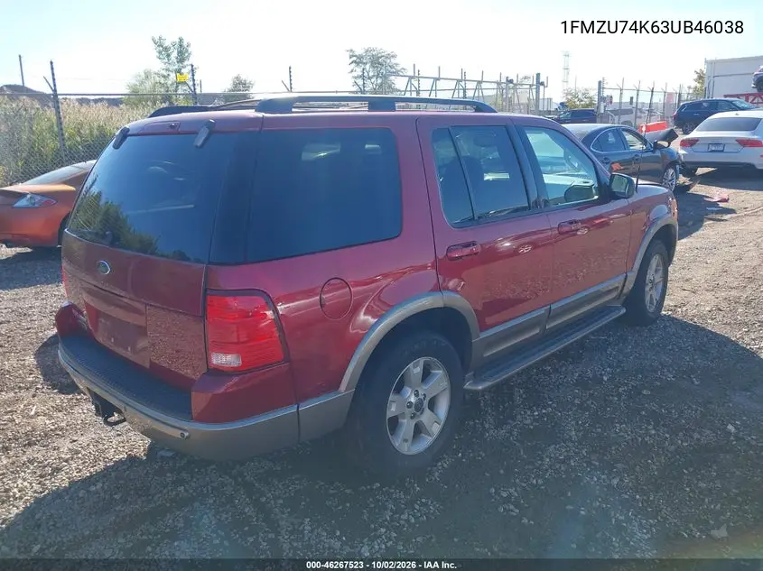 2003 FORD EXPLORER VIN 1FMZU74K63UB46038 — фото 4