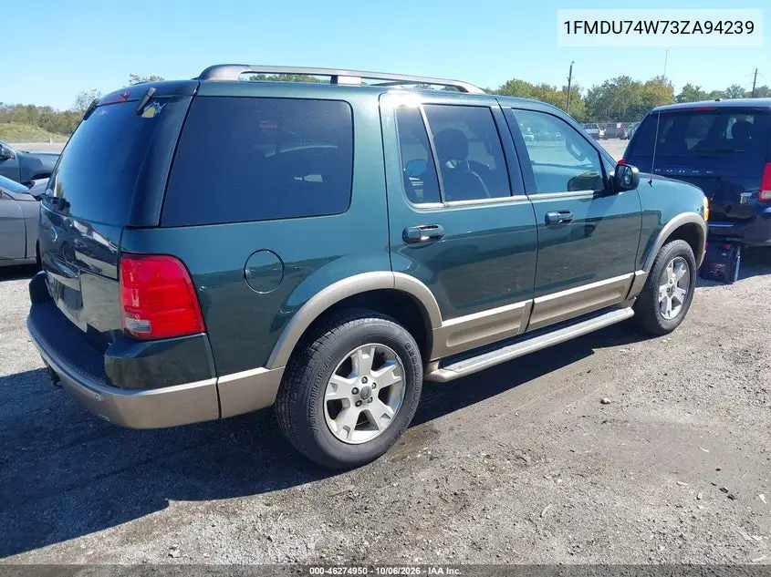 2003 FORD EXPLORER VIN 1FMDU74W73ZA94239 — фото 4