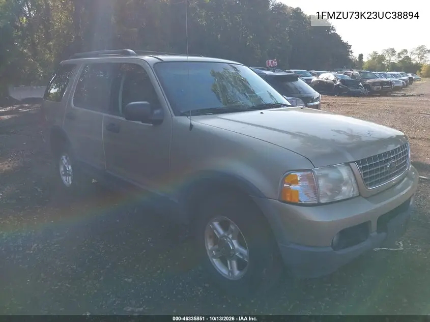 FORD EXPLORER 2003, VIN 1FMZU73K23UC38894