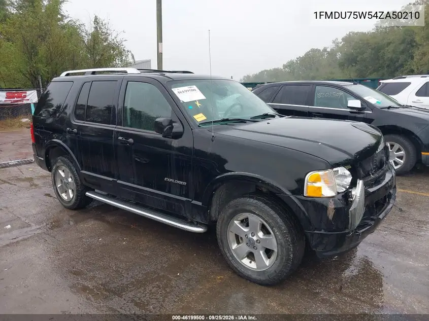 FORD EXPLORER 2004, VIN 1FMDU75W54ZA50210
