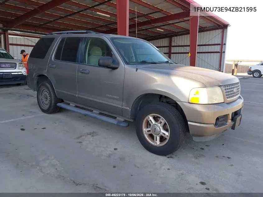 FORD EXPLORER 2004, VIN 1FMDU73E94ZB21595