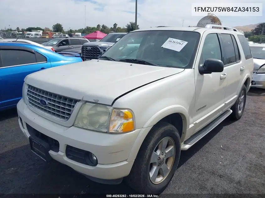 2004 FORD EXPLORER VIN 1FMZU75W84ZA34153 — фото 2