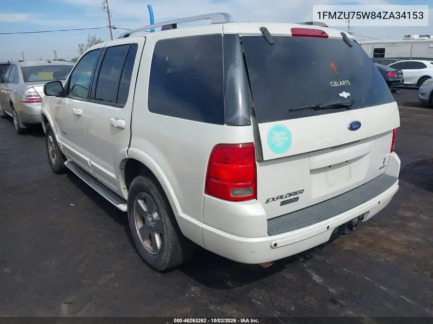 2004 FORD EXPLORER VIN 1FMZU75W84ZA34153 — фото 3