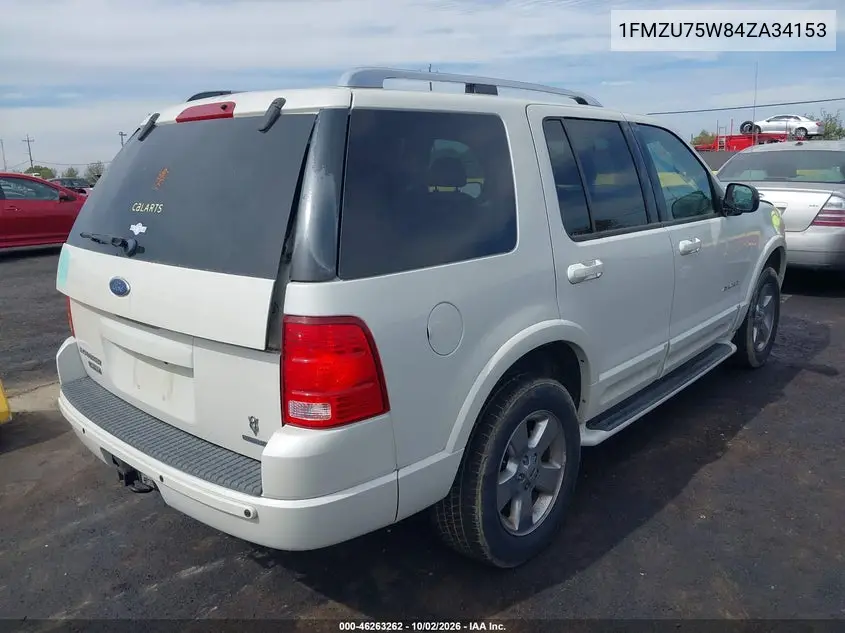 2004 FORD EXPLORER VIN 1FMZU75W84ZA34153 — фото 4