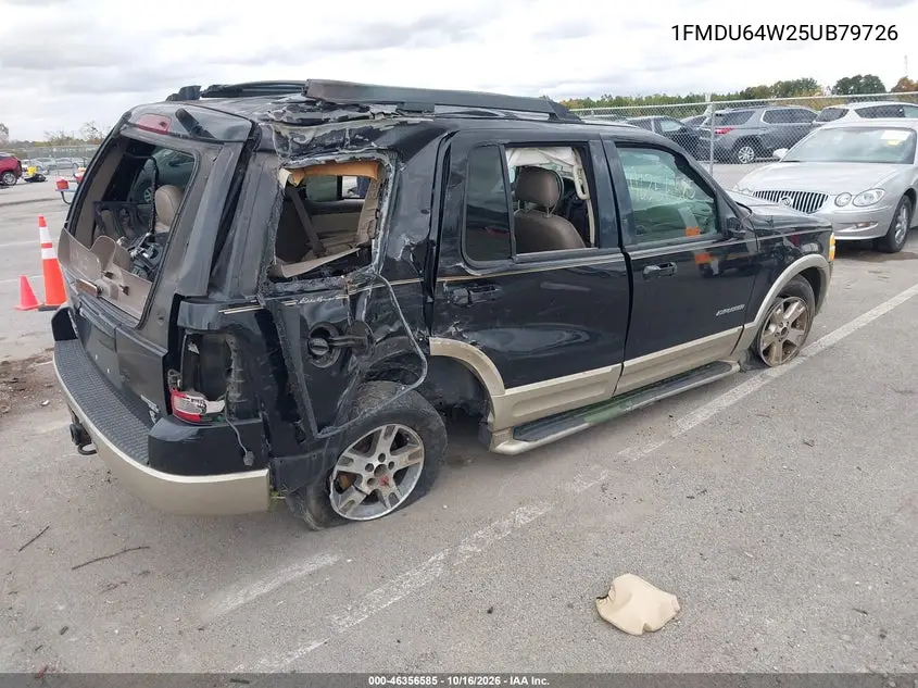 2005 FORD EXPLORER VIN 1FMDU64W25UB79726 — фото 4