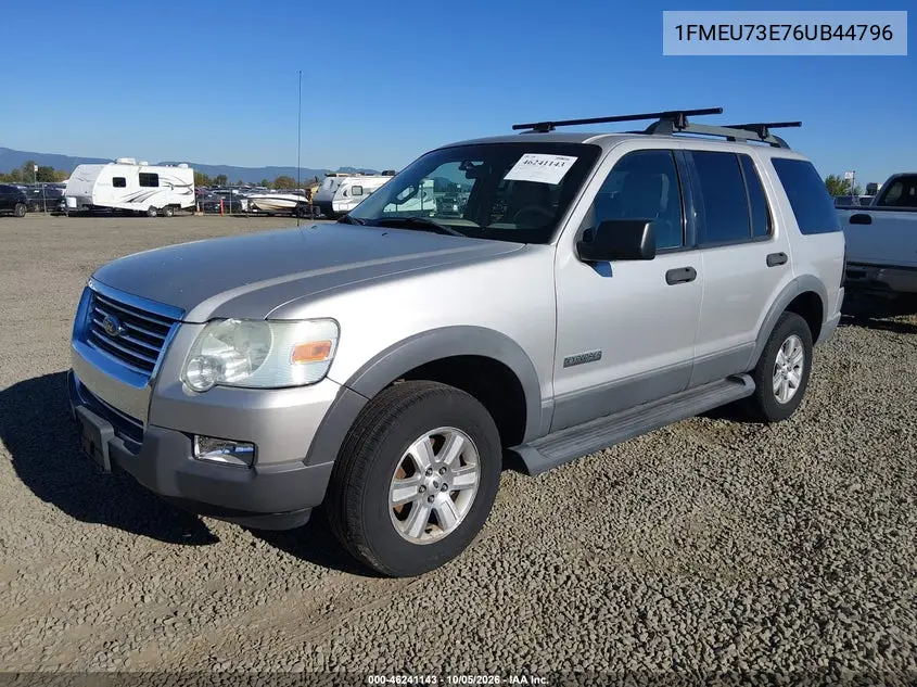 2006 FORD EXPLORER VIN 1FMEU73E76UB44796 — фото 2