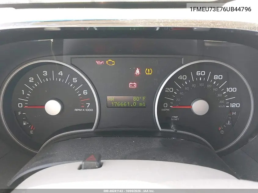 2006 FORD EXPLORER VIN 1FMEU73E76UB44796 — фото 7