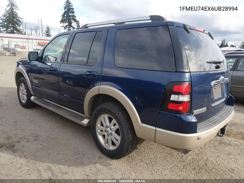 2006 FORD EXPLORER VIN 1FMEU74EX6UB28994 — фото 3