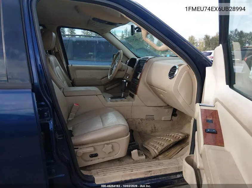 2006 FORD EXPLORER VIN 1FMEU74EX6UB28994 — фото 5