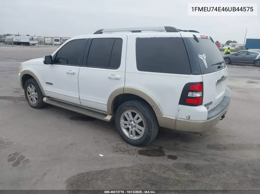 2006 FORD EXPLORER VIN 1FMEU74E46UB44575 — фото 3