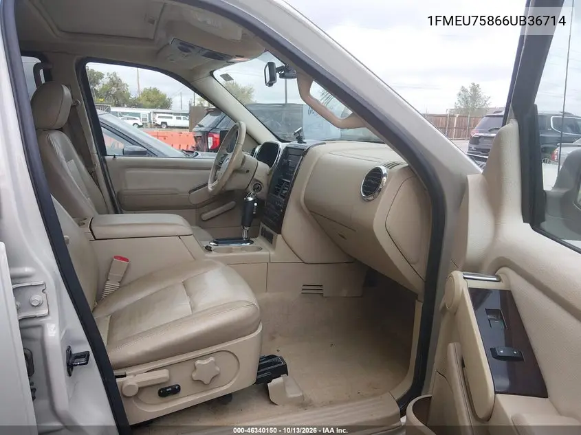 2006 FORD EXPLORER VIN 1FMEU75866UB36714 — фото 5