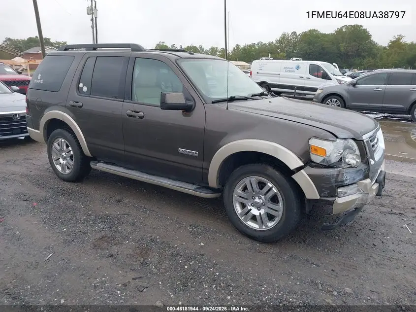 FORD EXPLORER 2008, VIN 1FMEU64E08UA38797
