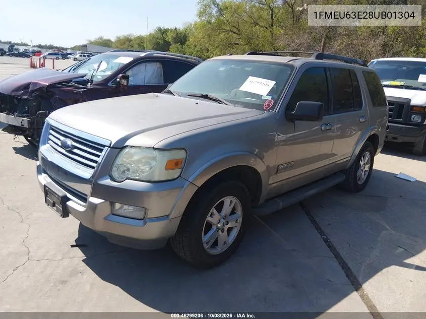 2008 FORD EXPLORER VIN 1FMEU63E28UB01304 — фото 2