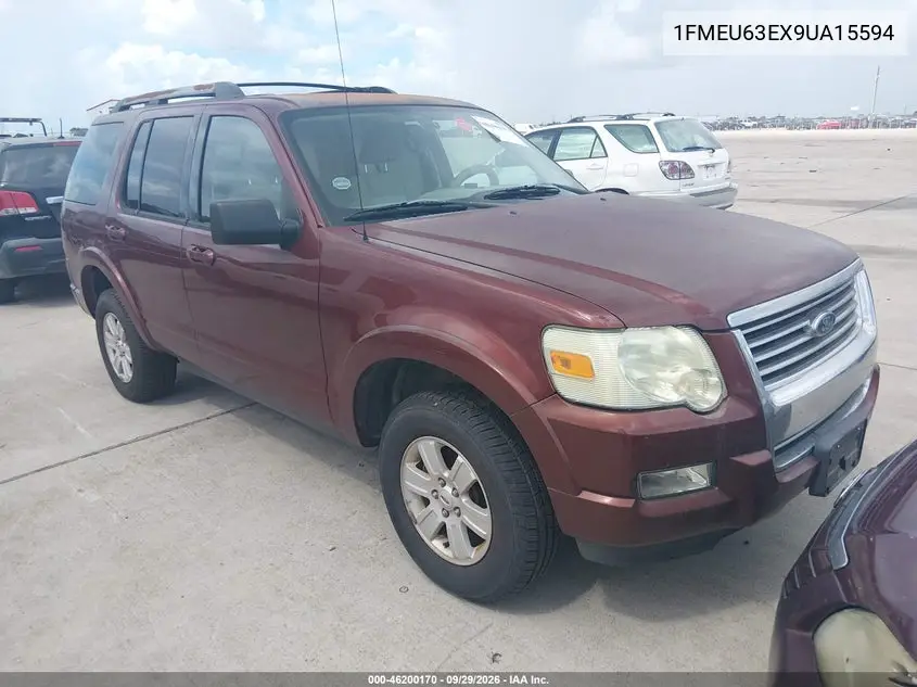 FORD EXPLORER 2009, VIN 1FMEU63EX9UA15594