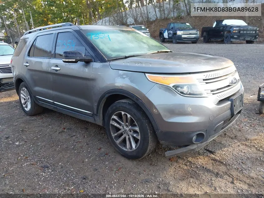 FORD EXPLORER 2011, VIN 1FMHK8D83BGA89628