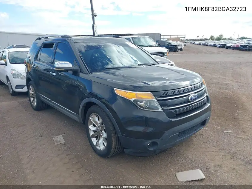 FORD EXPLORER 2011, VIN 1FMHK8F82BGA32723