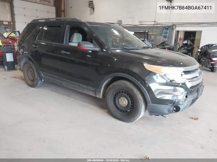 FORD EXPLORER 2011, VIN 1FMHK7B84BGA67411