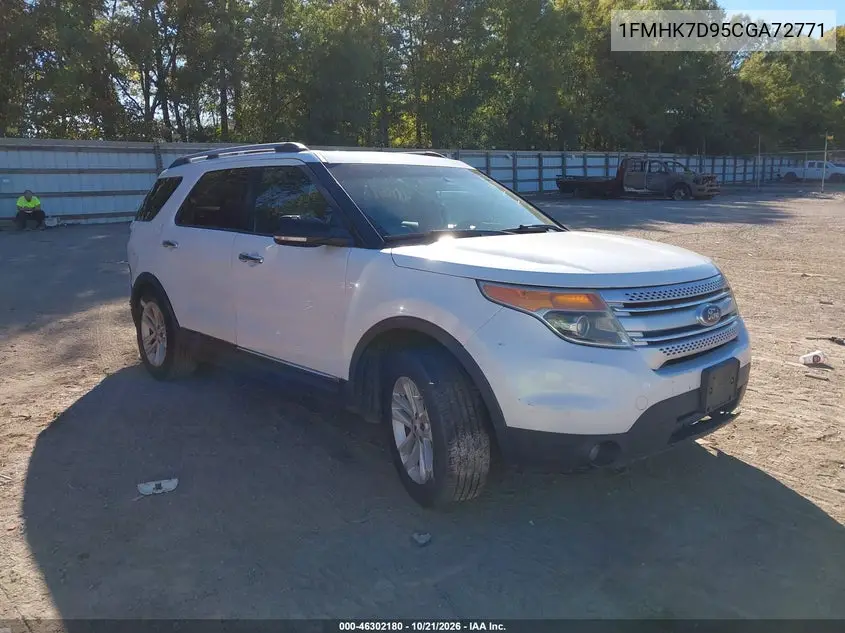 FORD EXPLORER 2012, VIN 1FMHK7D95CGA72771