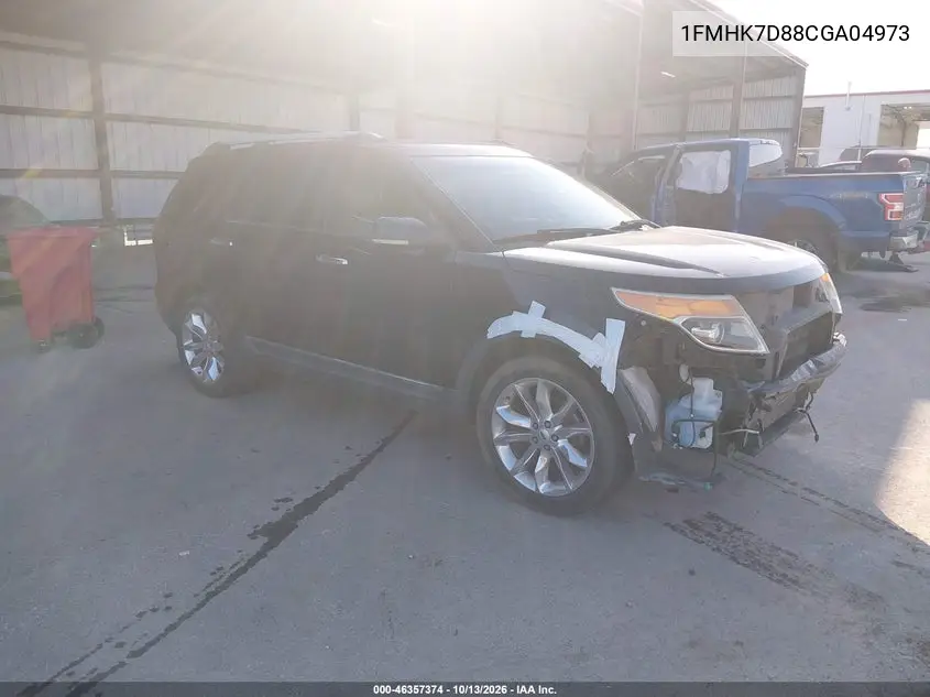 FORD EXPLORER 2012, VIN 1FMHK7D88CGA04973
