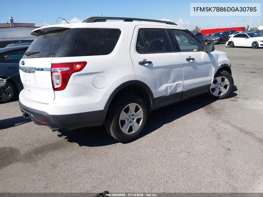 2013 FORD EXPLORER VIN 1FM5K7B86DGA30785 — фото 4