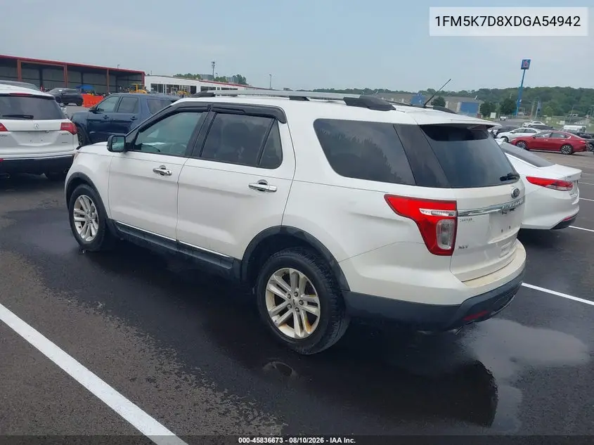 2013 FORD EXPLORER VIN 1FM5K7D8XDGA54942 — фото 3