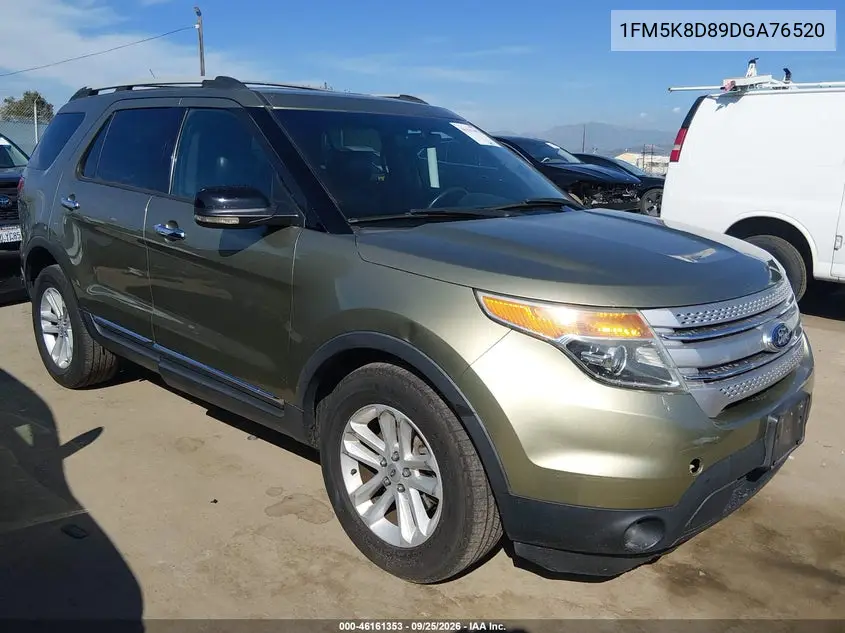 FORD EXPLORER 2013, VIN 1FM5K8D89DGA76520