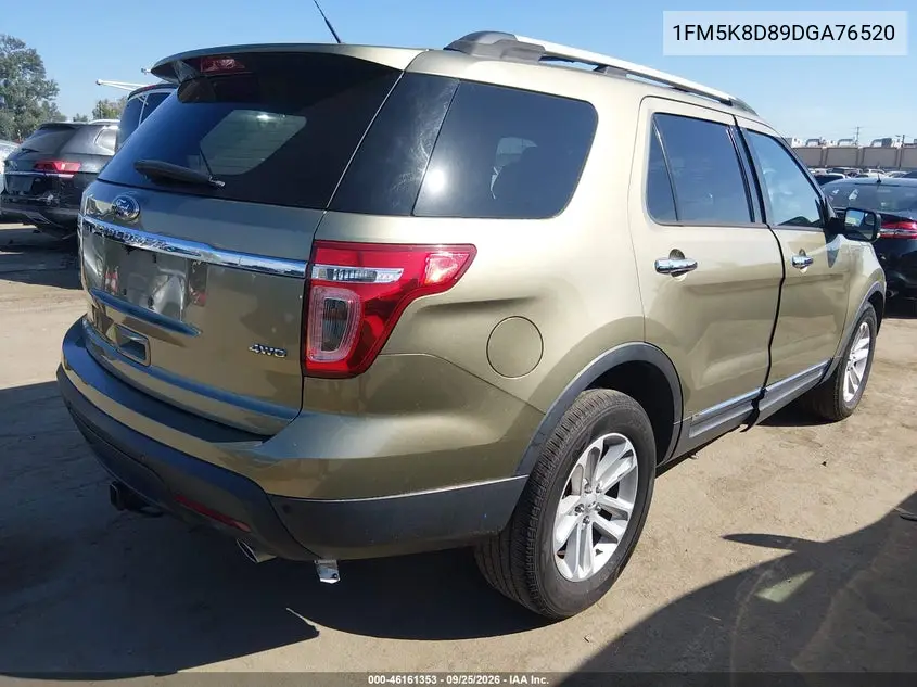 2013 FORD EXPLORER VIN 1FM5K8D89DGA76520 — фото 4