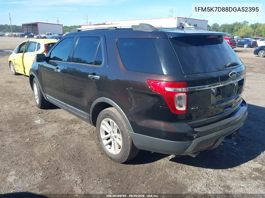 2013 FORD EXPLORER VIN 1FM5K7D88DGA52395 — фото 3