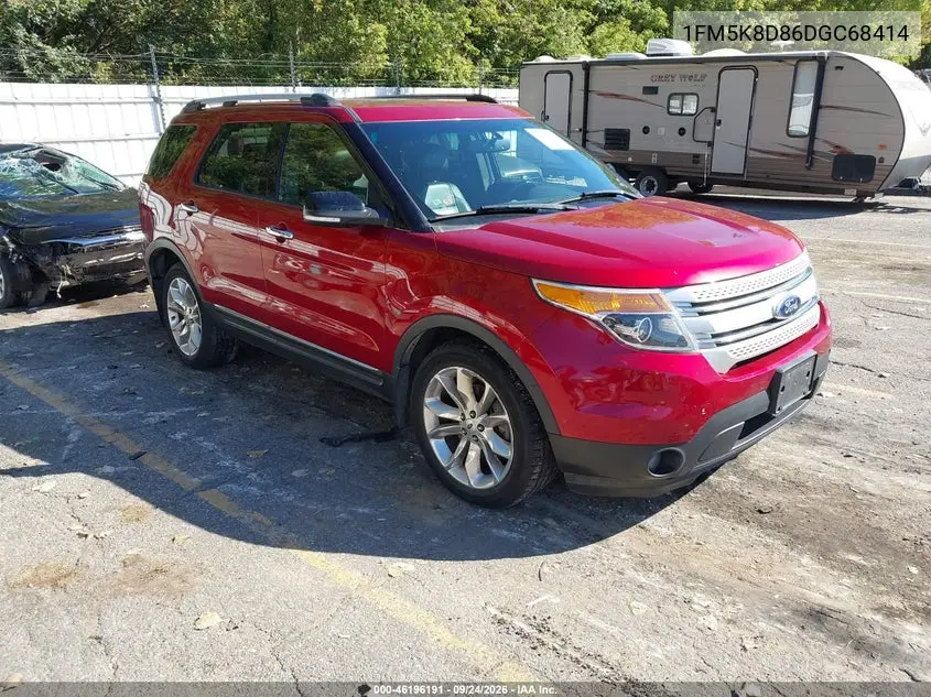 FORD EXPLORER 2013, VIN 1FM5K8D86DGC68414