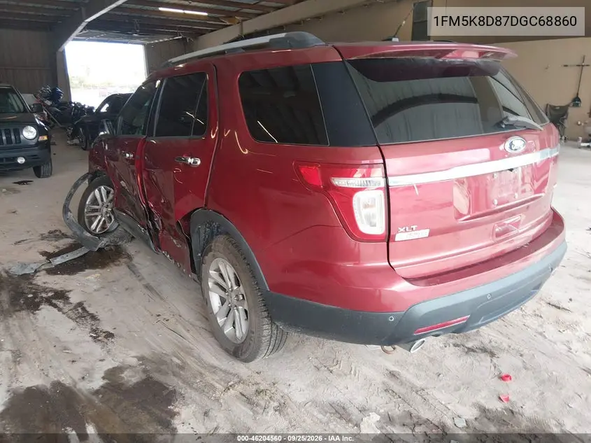 2013 FORD EXPLORER VIN 1FM5K8D87DGC68860 — фото 3