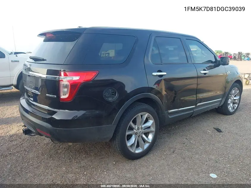 2013 FORD EXPLORER VIN 1FM5K7D81DGC39039 — фото 4