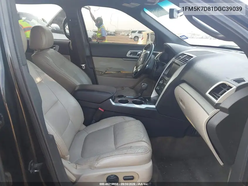 2013 FORD EXPLORER VIN 1FM5K7D81DGC39039 — фото 5