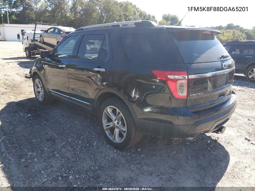 2013 FORD EXPLORER VIN 1FM5K8F88DGA65201 — фото 3