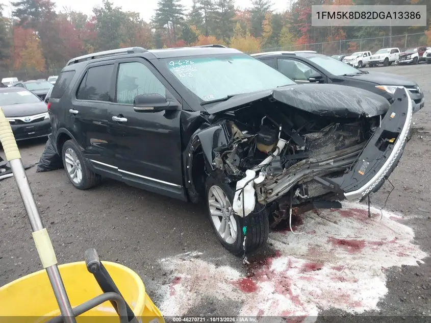 FORD EXPLORER 2013, VIN 1FM5K8D82DGA13386