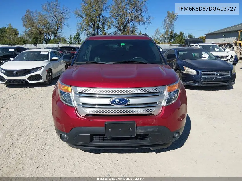 2013 FORD EXPLORER VIN 1FM5K8D87DGA03727 — фото 12