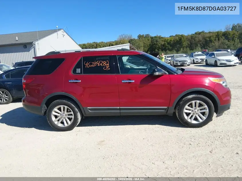 2013 FORD EXPLORER VIN 1FM5K8D87DGA03727 — фото 13